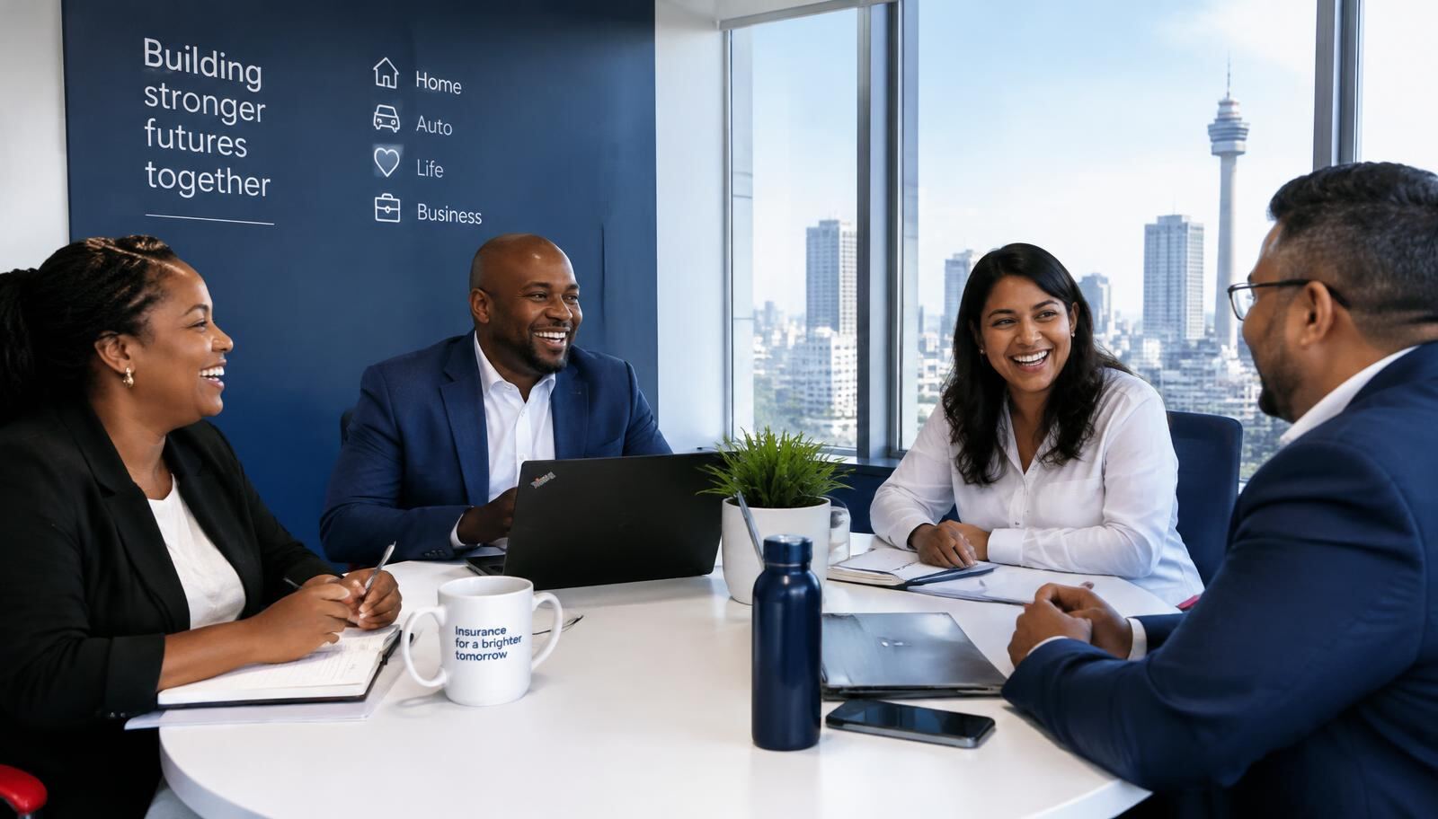 Buckton team in a meeting in a Johannesburg office